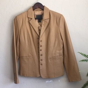Caramel Leather Jacket size S